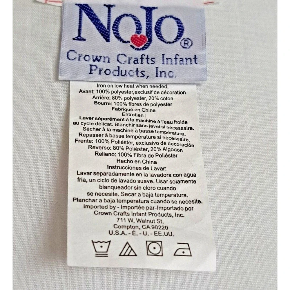 NoJo Crown Crafts Nautical Sailboat Fabric Wall Art Set of 2 Nursery Decor 10x10